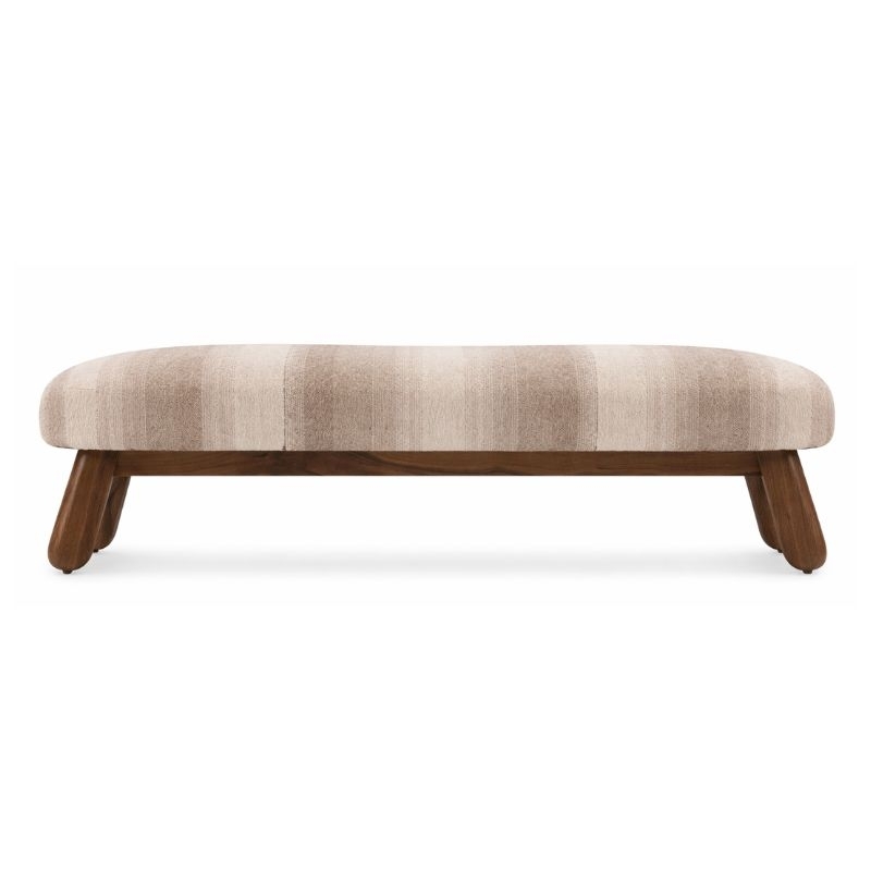 Burgos 72 inch Bench in Fidata Blush from HW Home