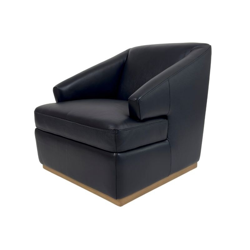 Kaine Chair in Navy Leather selected for MCA Holiday Theater panel seating