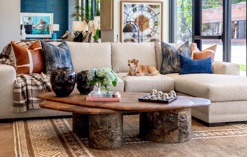 Curated furnishings at HW Home 9+CO flagship photographed for The Scout Guide feature
